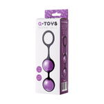Вагинальные шарики TOYFA A-Toys Raspy, ABS пластик, фиолетовый, 14 см