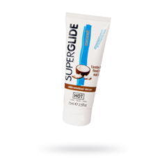 Съедобная смазка на водной основе Superglide для орального секса со вкусом кокоса 75 мл