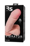 Вибратор с пультом ДУ RealStick Elite Vibro Xander, TPR, телесный, 10 режимов вибрации, 20 см